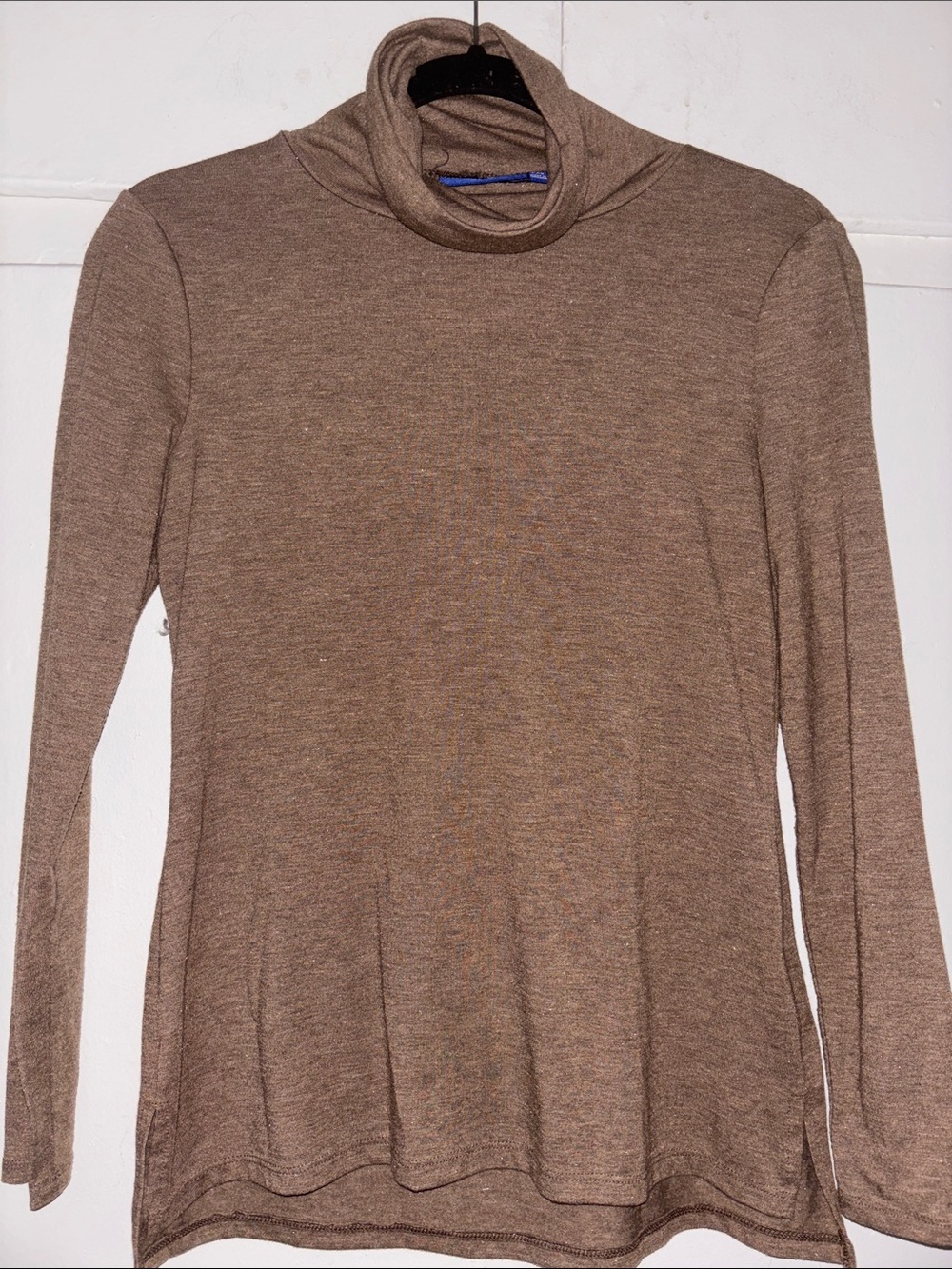 Apt. 9 Women’s Brown Cowl Neck Long Sleeve Sweater